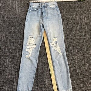RSQ High waisted Straight Distressed 90s Demin/Jeans Vintage Style Size 23